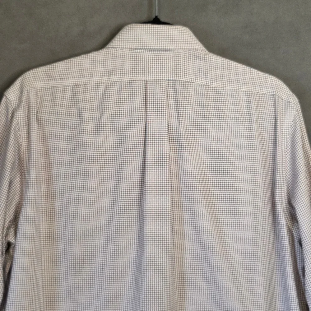 Banana Republic Button Down Shirt Men's Medium Classic Plaid Cotton Preppy